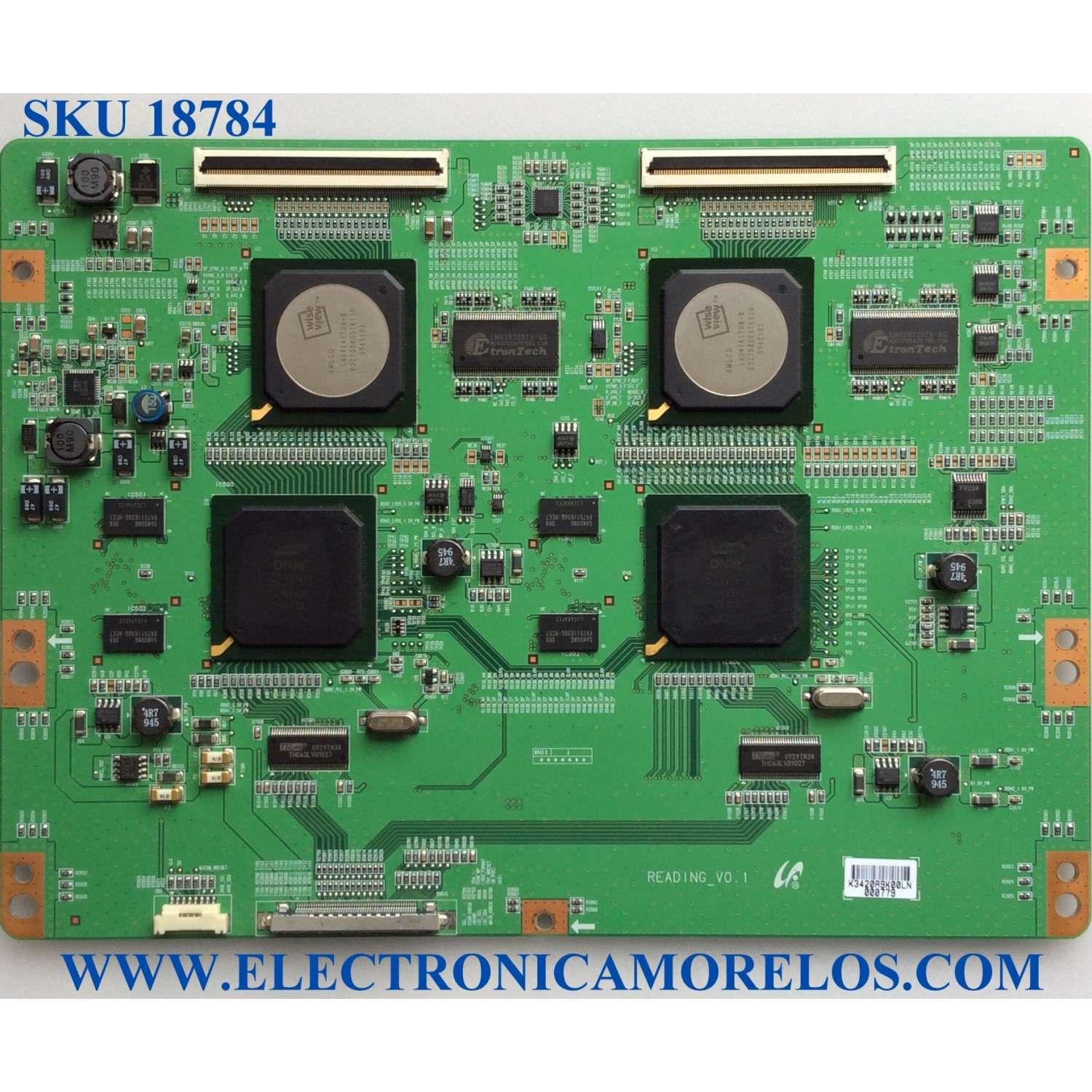 T-CON / SAMSUNG LJ94-03420A / READING_V0.1 / 3420A / PANEL`S LTF550HH03 / LTF550HH03-A01 / MODELO UN55B8000XFXZA / PARTES SUSTITUTAS LJ94-03419A / BN81-03706A / LJ94-03421A